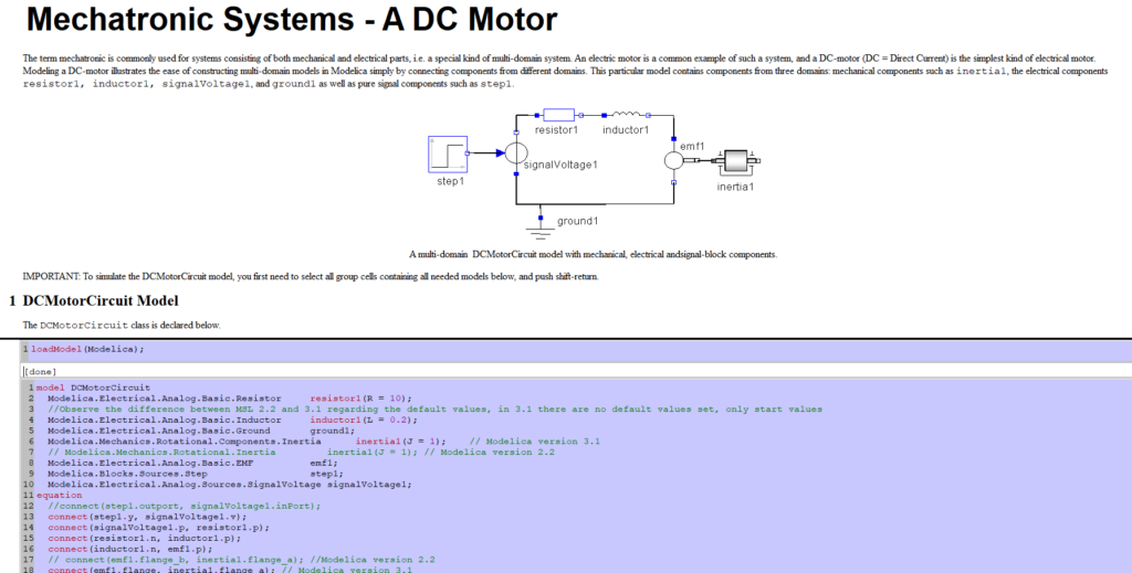 DCMotor.onbをOMNotebookで開く